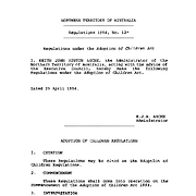 Adoption of Children Regulations 1994